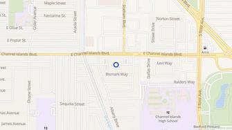 Map for Channel Islands Apartments - Oxnard, CA