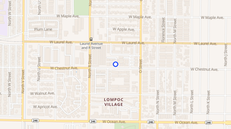 Map for West Chestnut Apartments - Lompoc, CA