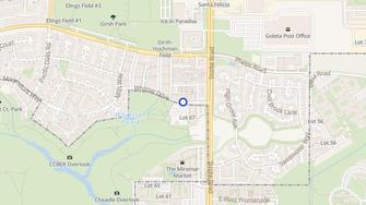 Map for Sesame Tree Apartments - Goleta, CA