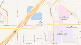 Map for Barrington Apartments - Plainview, TX