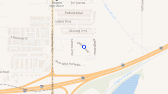 Map for Hornbrook Estates Apartments - Evansville, IN
