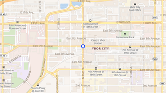 Map for Ybor Suites - Tampa, FL