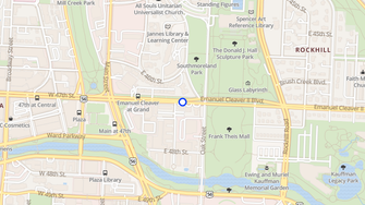 Map for Whitehall Apartments - Kansas City, MO