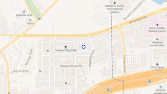 Map for Remington Oaks Apartments - North Richland Hills, TX