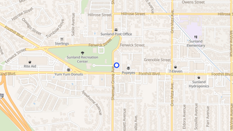 Map for Sherman Grove Apartments - Sunland, CA