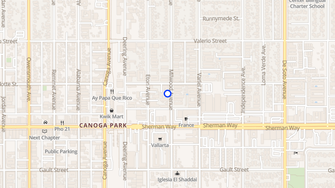 Map for Walnut Point Apartments - Canoga Park, CA