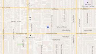 Map for Glenwood Apartments - Reseda, CA