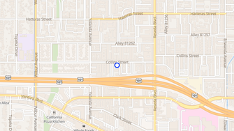 Map for Collins West Apartments - Tarzana, CA