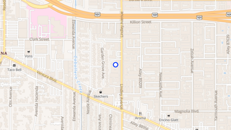 Map for Lindley Manor Apartments - Tarzana, CA