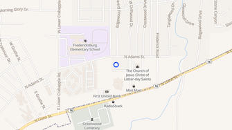 Map for Driftwood Apartments - Fredericksburg, TX