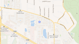 Map for Mission Hills Apartments - Tallahassee, FL
