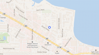 Map for Brierwood Apartments - Fort Walton Beach, FL