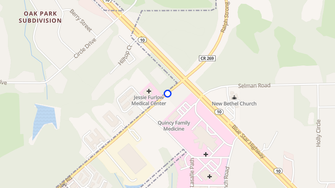 Map for Triple Oaks Apartments - Quincy, FL