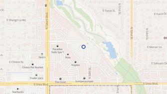 Map for Gateway Villas - Scottsdale, AZ