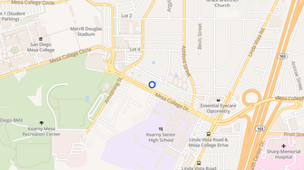 Map for Villa Mesa Apartments - San Diego, CA