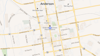 Map for The Hamptons - Anderson, SC