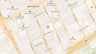 Map for 44 Highland Apartments - Detroit, MI