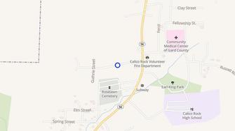 Map for Calico Rock Villas - Calico Rock, AR