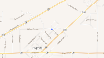 Map for Hughes Manor - Hughes, AR