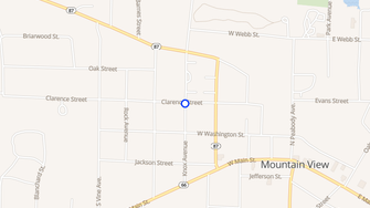 Map for Pioneer Village Apartments - Mountain View, AR