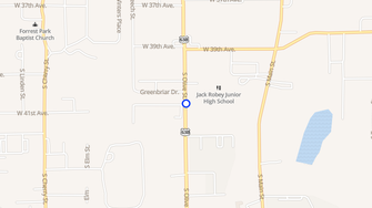 Map for Village Green Apartments - Pine Bluff, AR