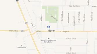 Map for Pecan Valley Apartments - Bono, AR