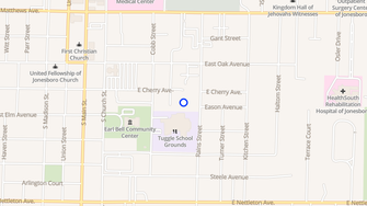 Map for Aspen Garden Apartments - Jonesboro, AR