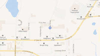 Map for Athens Town Homes  - Athens, TX