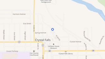 Map for Pleasant Valley Apartments - Crystal Falls, MI