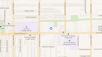 Map for Colony Ridge Apartments - Fontana, CA