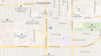 Map for Claremont Villas - Claremont, CA