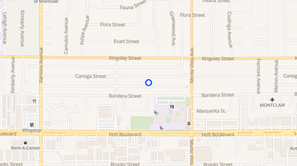 Map for Montclair Studio Apartments - Montclair, CA