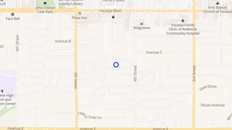 Map for Sunset Gardens Apartments - Yucaipa, CA
