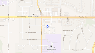 Map for Arrows Mark Apartments - Kansas City, KS