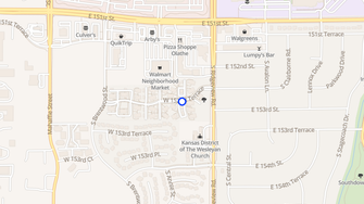Map for Oak Ridge Park Apartments - Olathe, KS