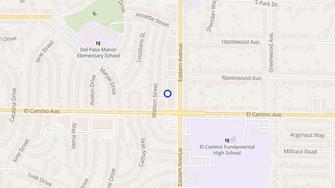 Map for El Camino Place Apartments - Sacramento, CA