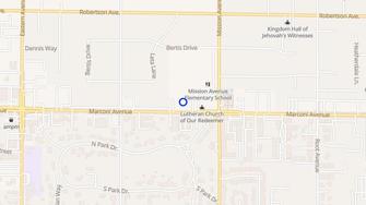 Map for Marconi Oaks Apartments - Sacramento, CA