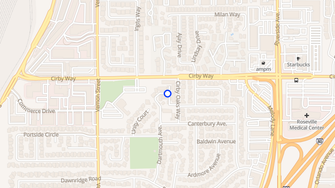 Map for Cirby Oaks Apartments - Roseville, CA