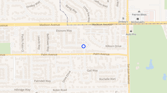 Map for Squire Apartments - Fair Oaks, CA