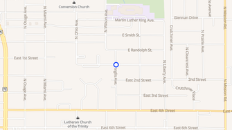 Map for Turning Leaf Apartments - Okmulgee, OK