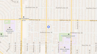 Map for Brandywood Park Apartments - Albuquerque, NM