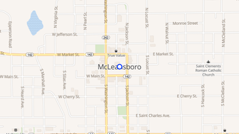Map for Fairview Estates Apartments - McLeansboro, IL