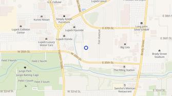 Map for Yorktown Apartment Village - Davenport, IA