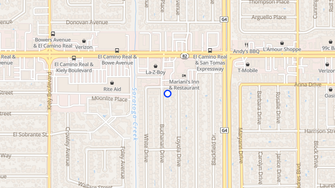 Map for Arroyo Drive Apartments - Santa Clara, CA