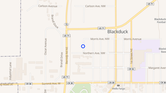 Map for Blackduck Apartments - Blackduck, MN