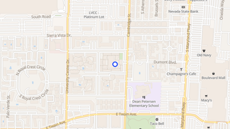 Map for Aspen Meadows Apartments - Las Vegas, NV