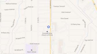 Map for Colonial Hills Apartments - Yukon, OK