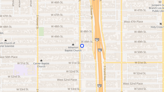 Map for Casa de Angeles Apartments - Los Angeles, CA