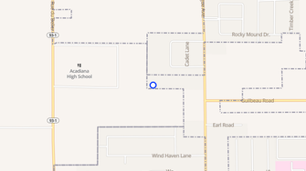 Map for Evangeline Village - Lafayette, LA