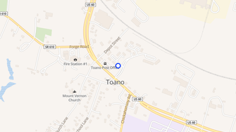 Map for Burnt Ordinary Apartments - Toano, VA